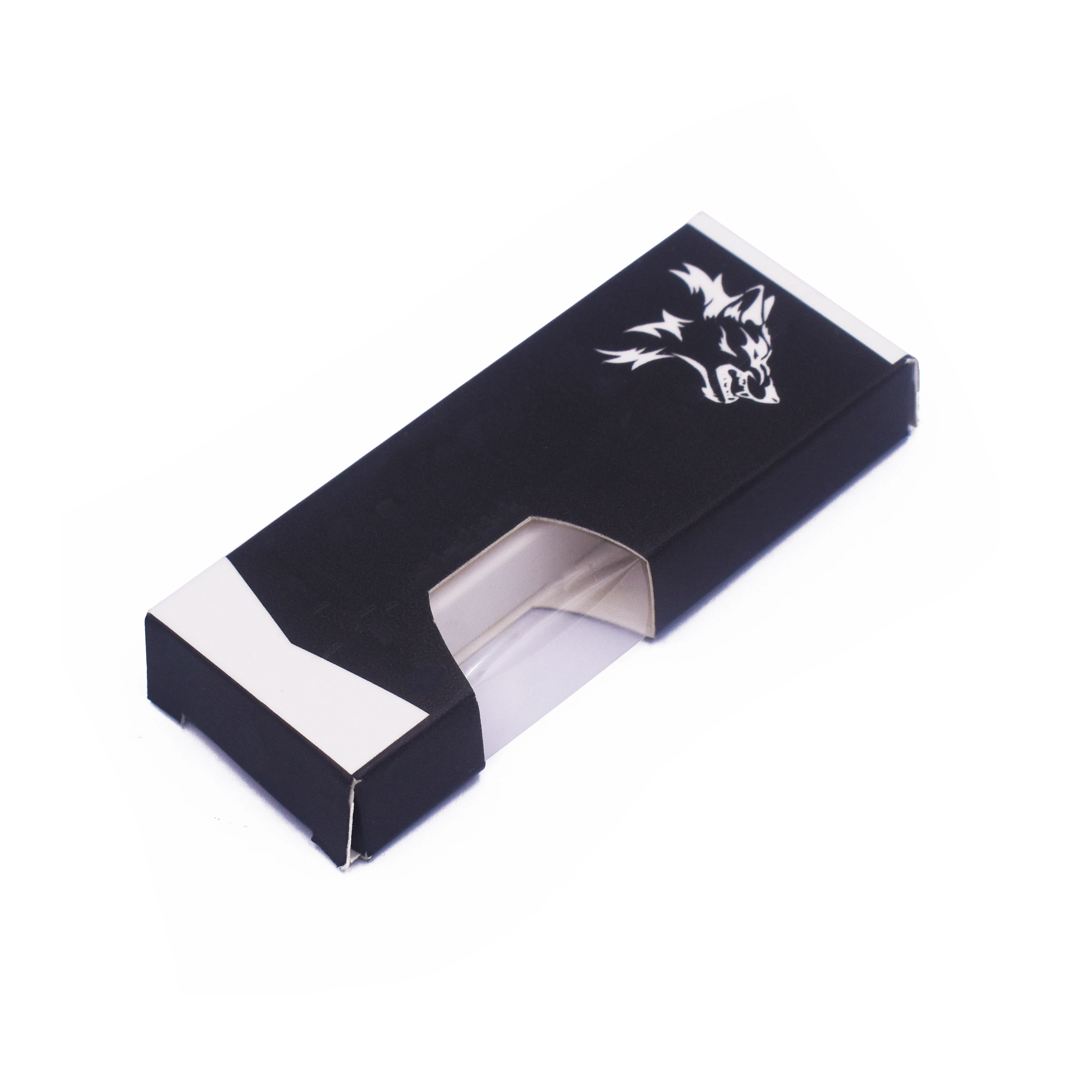 High quality Black Matte luxury disposable cartridge battery pen usb charger paper Blister Tray Gift box packaging
