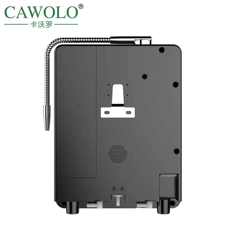 11 plates water ionizer alkaline machine and pre-filter purifier machine countertop version with hot heater OEM