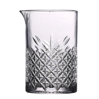 Creative glasses stirring pitcher 700ml Stocked Bar cocktail mixing glass etched cocktail mixing glassware