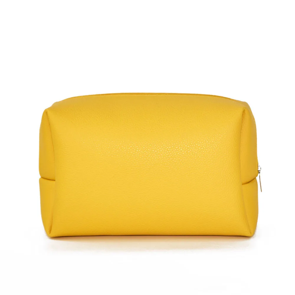 Biodegradable Eco Vegan Leather Cosmetic Bag