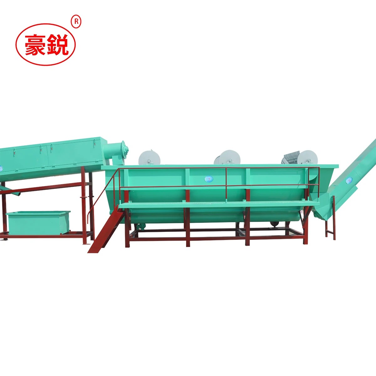 Plastic Washing Machine Plastic Floating Rinsing Tank Plastic Washer Haorui Product