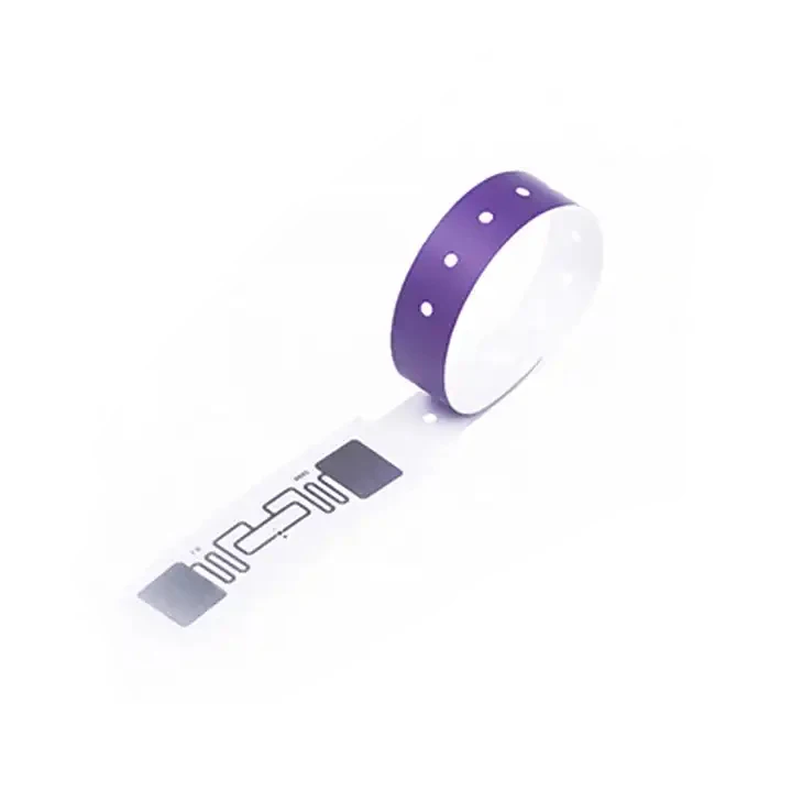 Wholesale Ultra-light C RFID Medical Bracelet Hospital NFC Paper Wristbands For Events