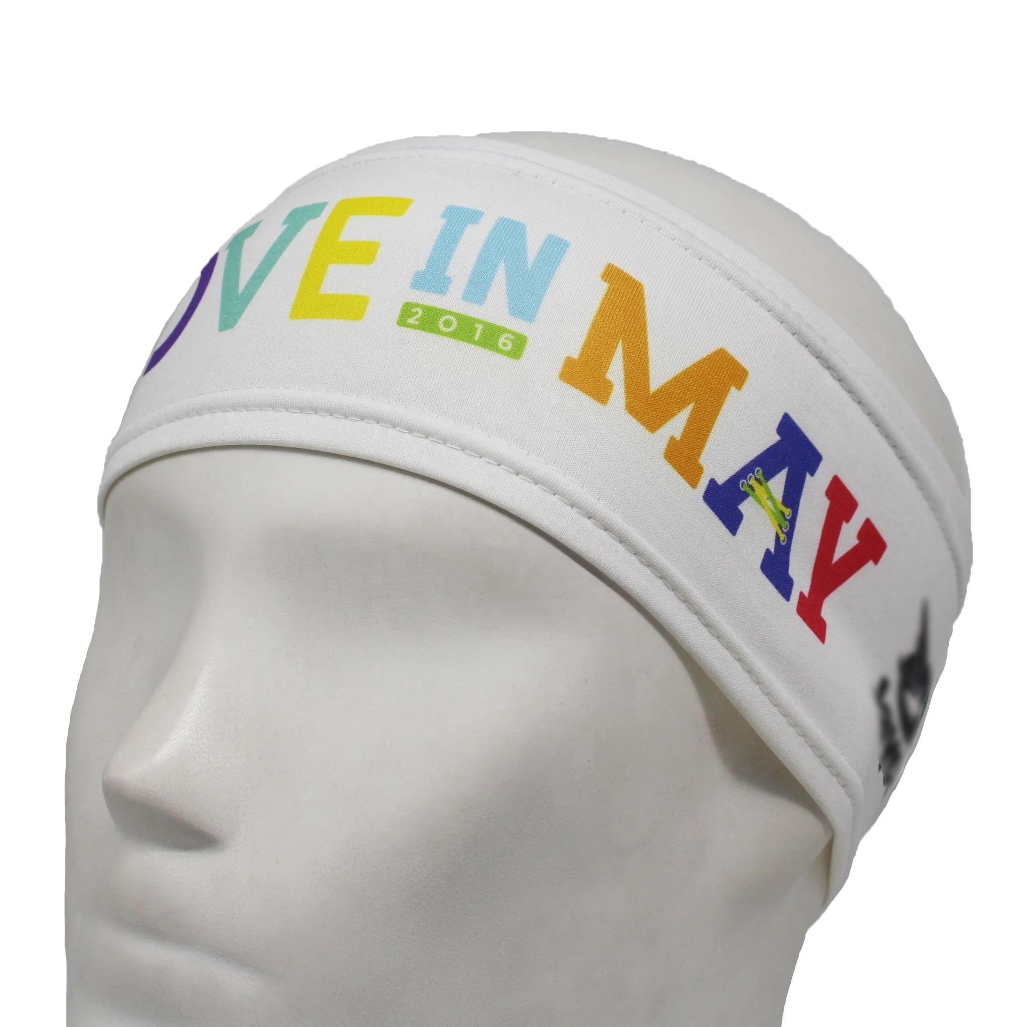 Wholesale men sports hair bands custom elastic non slip bicycle running headband