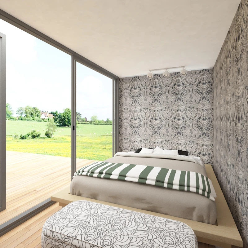 Complete decorative  cheap  container house 4 bedroom prefab modular home