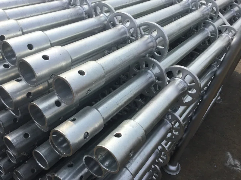 Galvanized America Type Ringlock Scaffolding With Ledger End Rosette