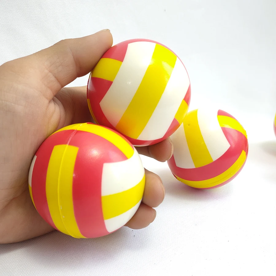 
Good quality wholesale modern style colorful printed stress ball soft touch volleyball toy ball 