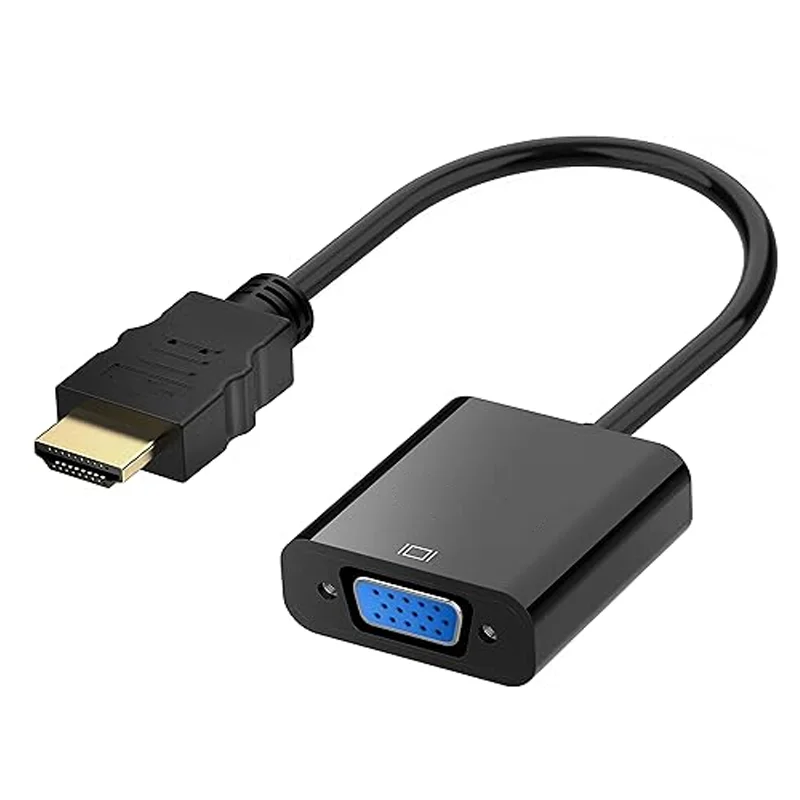 Высокое качество дешевая цена 1080P 60 Гц HDMI к vga male адаптер монитор без аудио