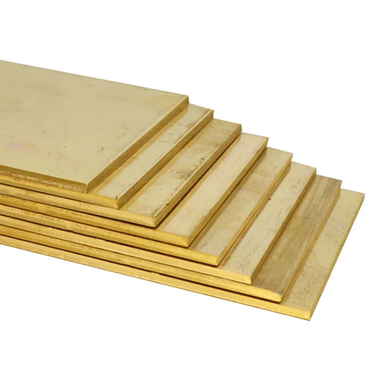 Wholesale Manufacturers Supply  Brass Copper Sheet Thickness 0.3-60mm Brass Sheet Plate