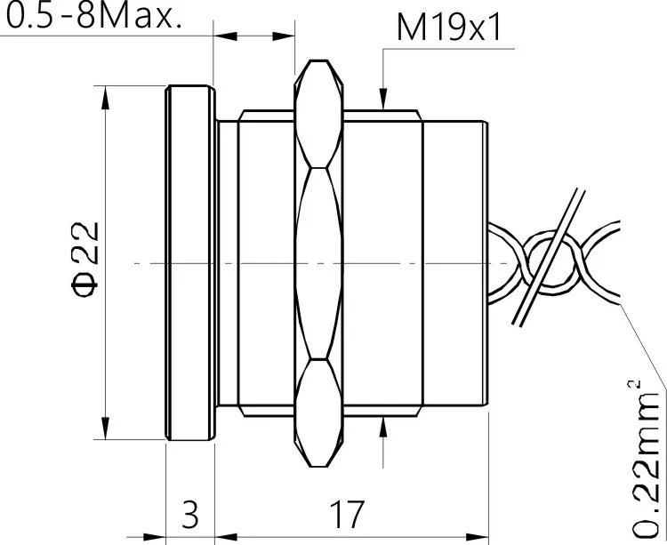 19mm IP68 Metal Piezoelectric Switch Momentary/Laching LED illuminated replace micro travel push button switch