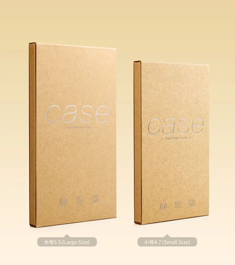 Cheap China Custom Logo Brown Kraft Paper Drawer Box Mobile Phone Case Packaging Paper Box 2021