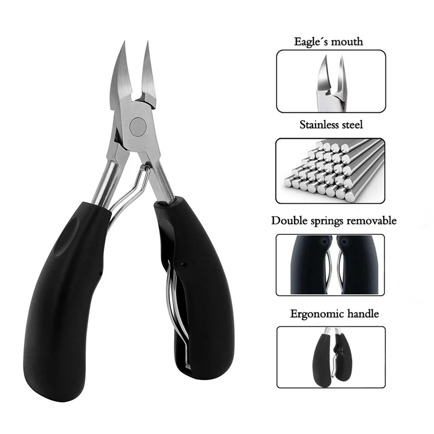 wholesales 4pcs Toe nail Clipper for ingrown nail and thick toenail Files and Lifter manicure pedicure set