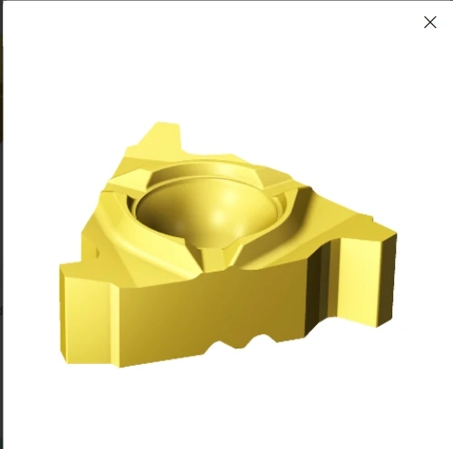 Origin Sandvic Thread 266 insert 266RL-22TR01F600E 1020 Turning Insert For Thread Processing 10 PCs a Lot