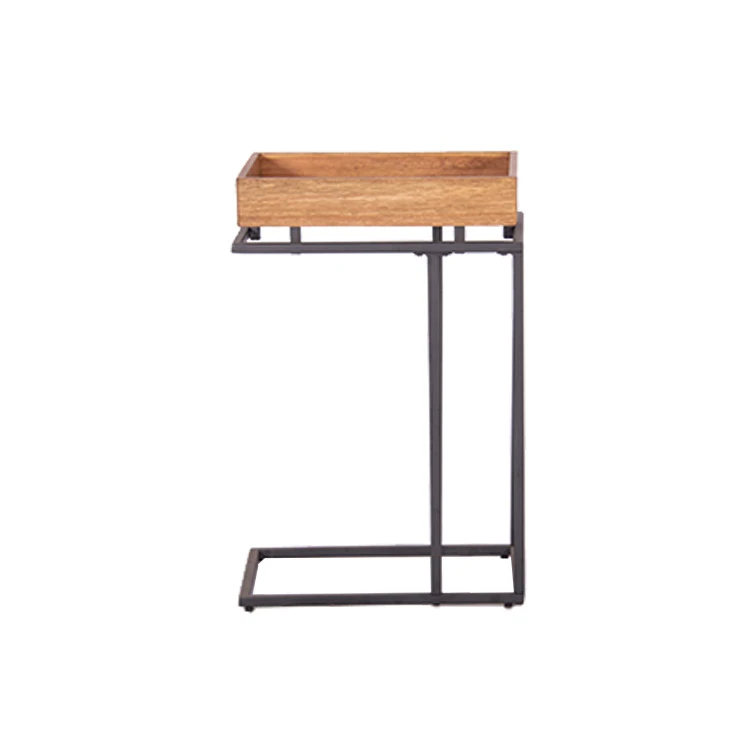 Cheap C Shape Modern Iron Decorative Accent Coffee Tables Side Tables For Living Room