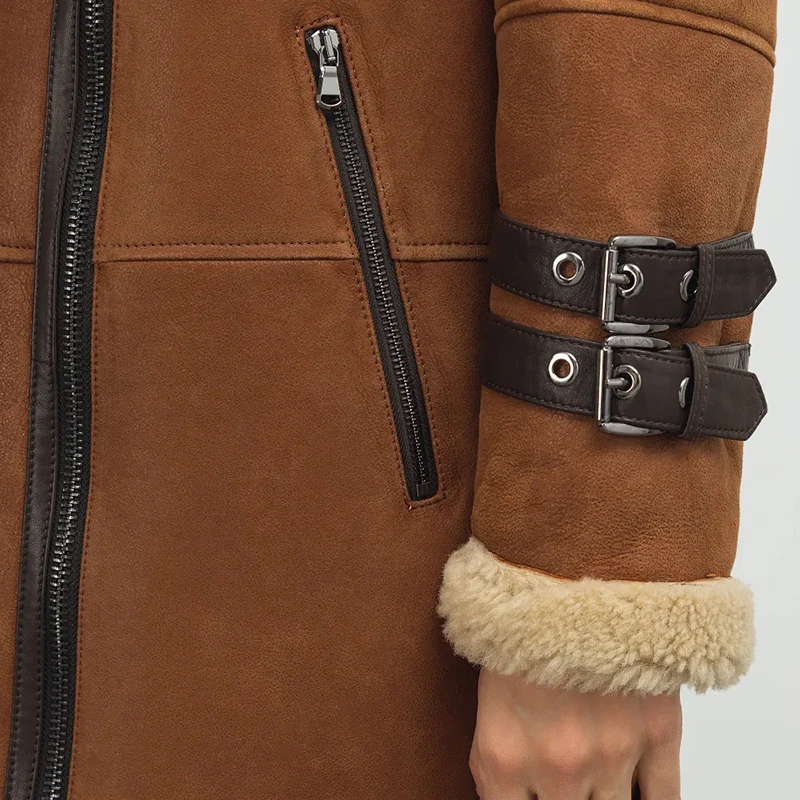 NAFA Factory Customize Womens Vintage Winter Warm Long Coat With Top Quality Affordable Price