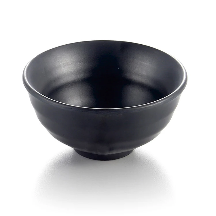 Wholesale Cheap Melamine Bowl Durable 3.75 inch Matte Black Melamine Ramen Bowl