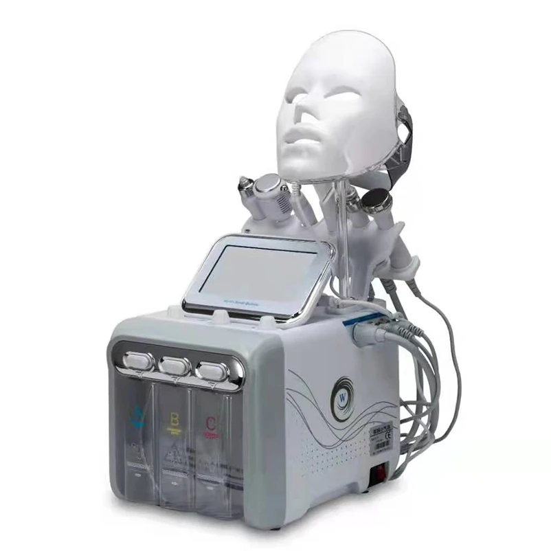 7 In 1 Mask Hidrofacial Device Aqua Hydro Dermabrasion Facial Equipment Hidra Aquafacial Hydra Hydrodermabrasion Facial Machine