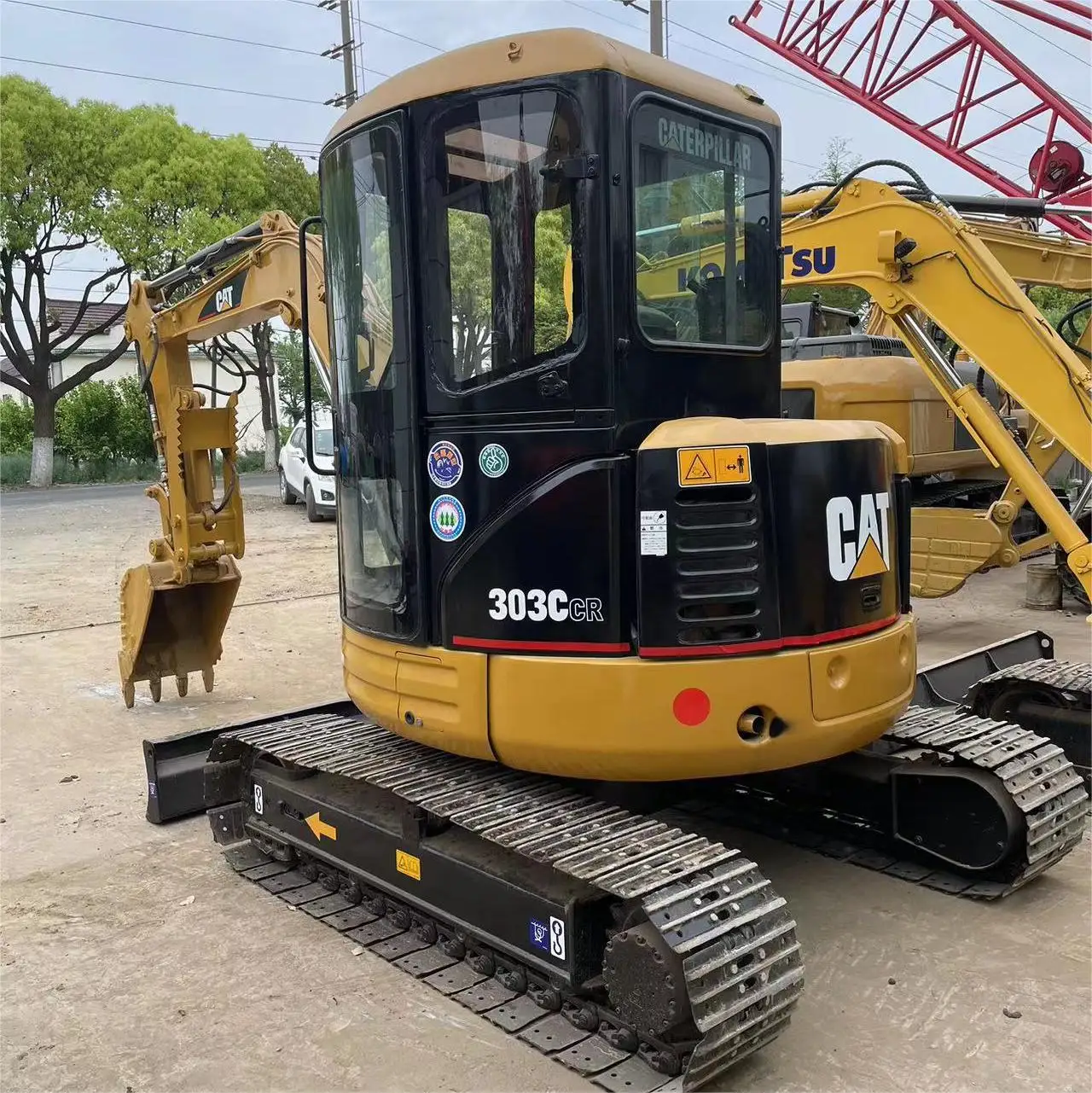 High Quality Used Mini Excavator 3ton Mini Excavator CAT 303C Used Construction Machinery Reasonable price cat303CR