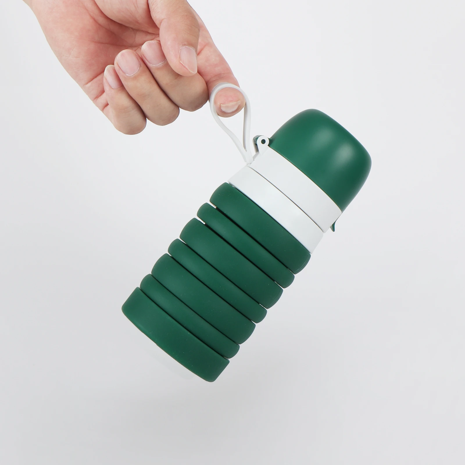 OEM Travel Camping Folding Drinking Bottles Collapsible Silicone Travel Hiking Running Water Filter bottle