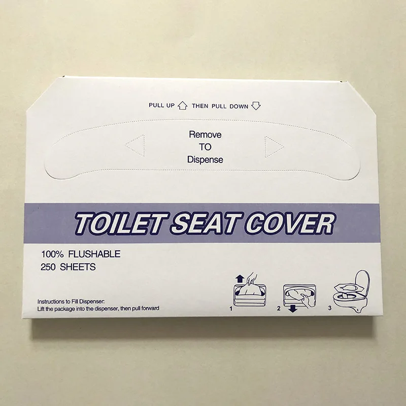 Disposable Flushable Biodegradable Potty Training Seat Liners Toilet Paper Seat Cover
