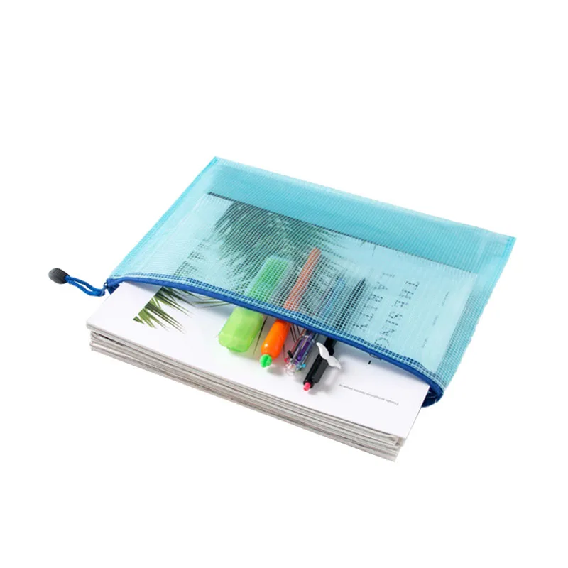 office supplies canvas PVC mesh clear organizer case document   envelope pouch file folder