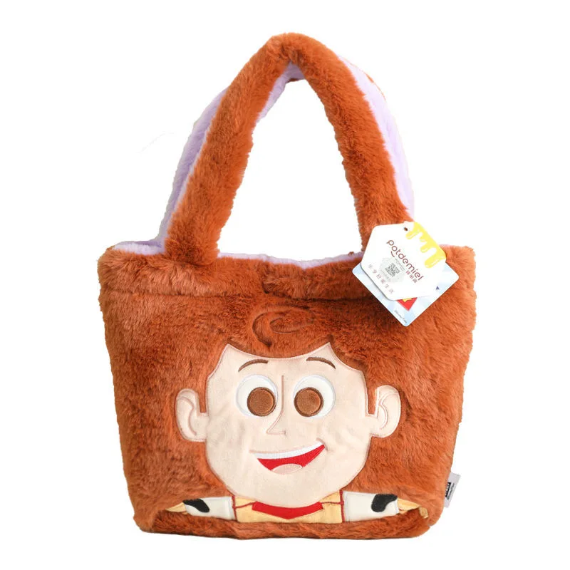China FAMA OEM Bag Factory  Provide OEM Cartoon Movies Cartoon Movies Stella Lou Plush Tote Bag  Donald Duck Shopping Bag