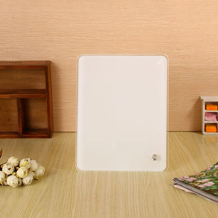 Yinsa PF008 Настройте свой собственный стиль личность украшения прозрачный сублимации стеклянная рамка для фотографий рама