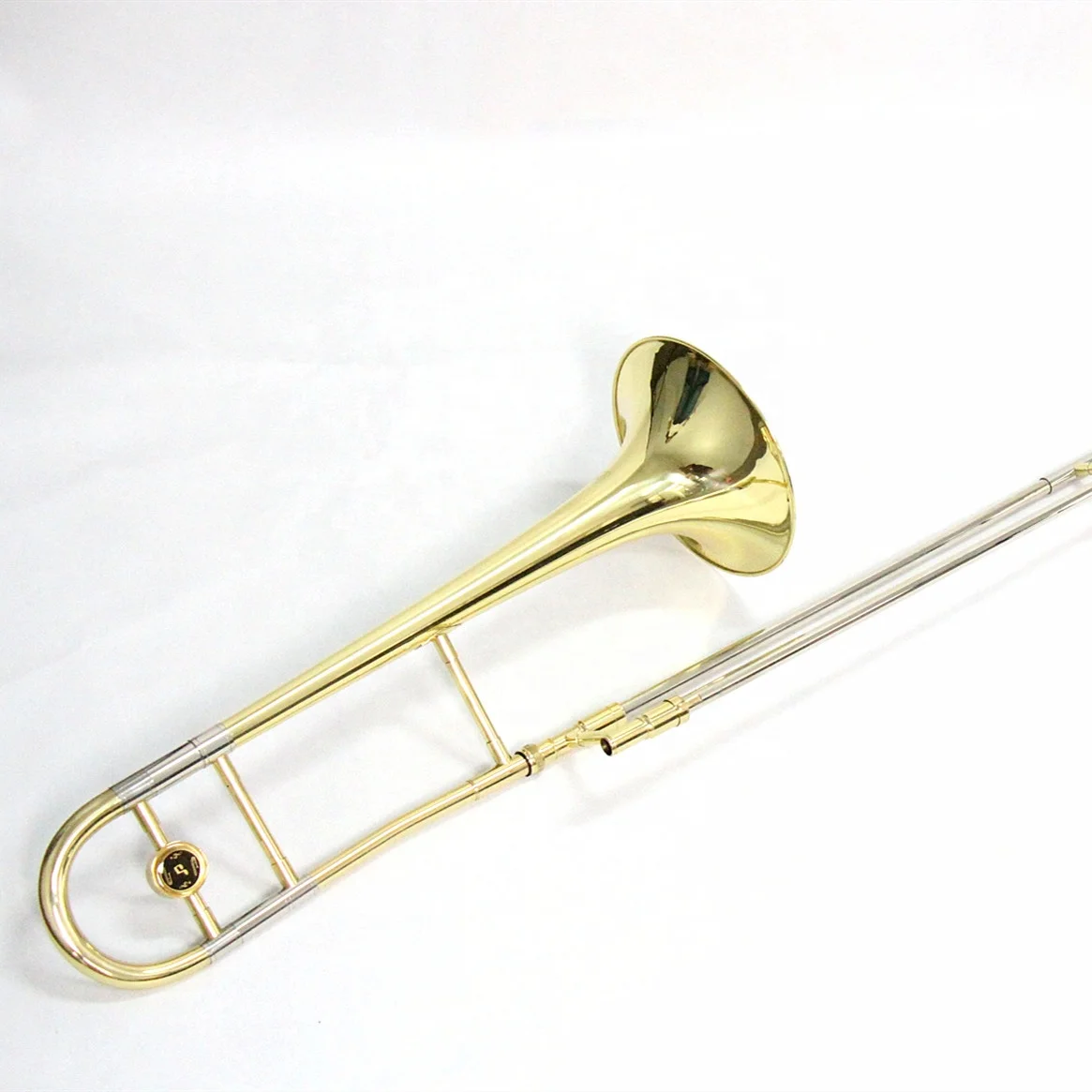 China factory wholesale bb stand tenor trombone musical instrument with bocal de trombone and estuche de trombon