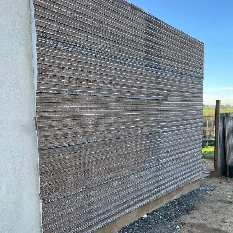 Заводская оптовая продажа высокоребристая оцинкованная Строительная проволочная сетка Расширенная металлическая ребра строительные материалы