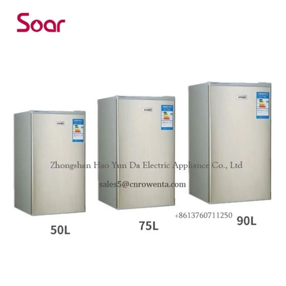 75 Litres Single Door Hotel Guest Room Mini Refrigerator , Built-In Mini Bar Fridge