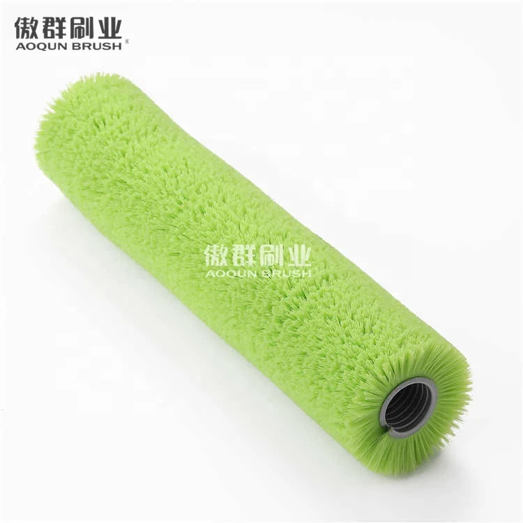 Industrial Tomato Cleaning Fruit Washing Machine Nylon Round Rotating Cylinder Spiral Cleaning Brushes