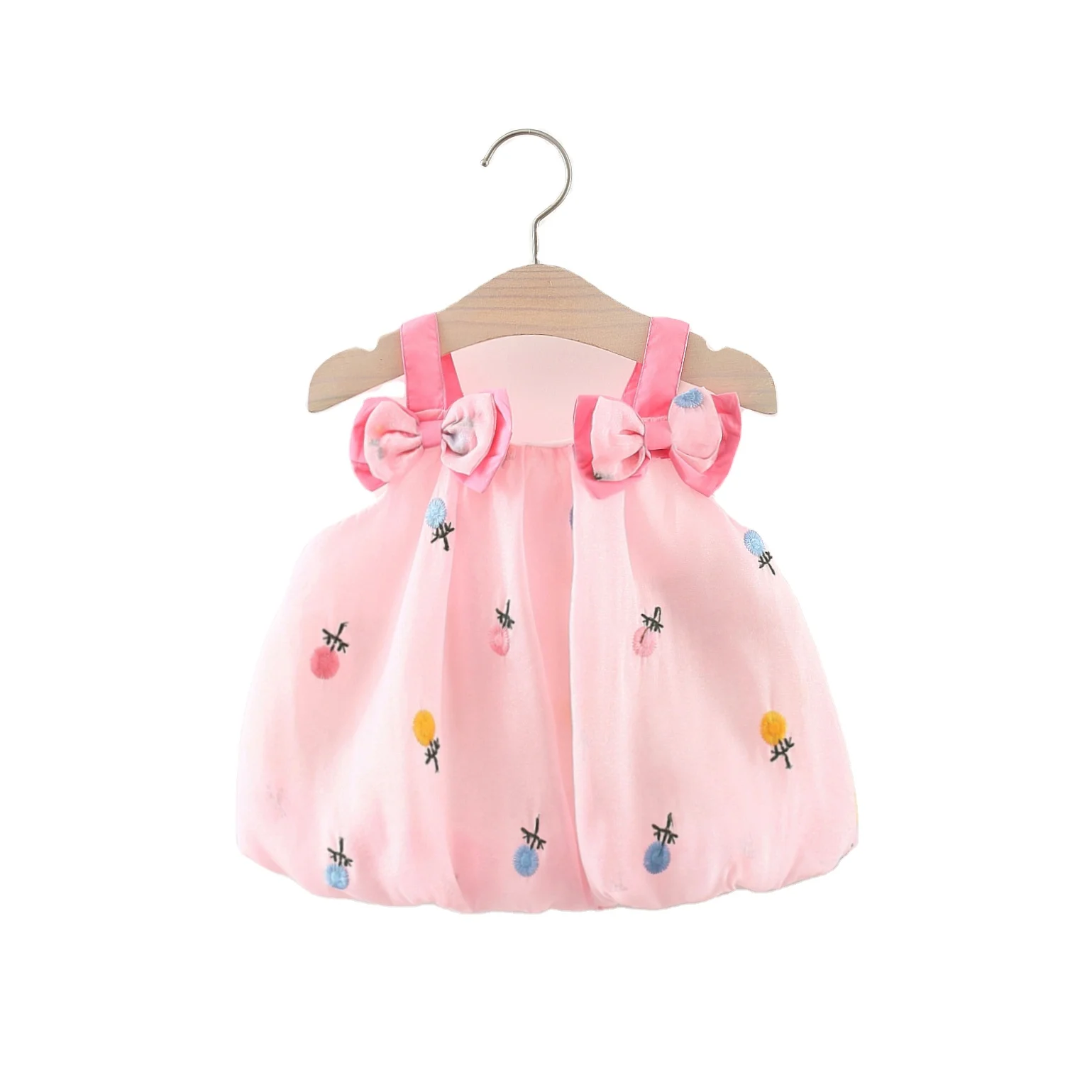 2023 fashionable baby clothes wholesale sweet girls embroidered princess skirt for 1-3 Y best selling baby sleeveless tutu dress