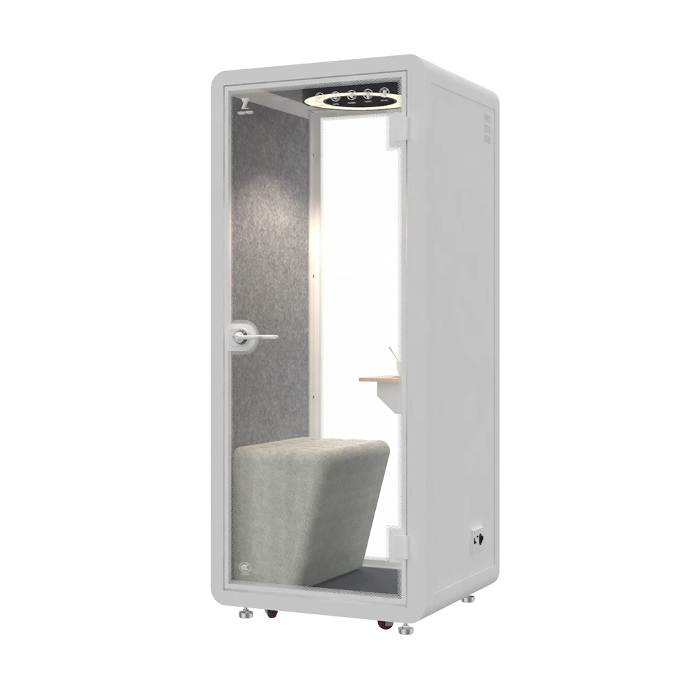 indoor soundproof office phone booth acoustic open vocal studio booth home pod mini with natural light