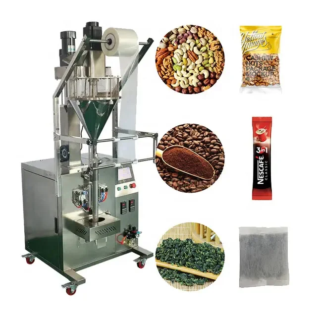 3 Sides Sealing Vertical Weighing Packaging Machine Powder Granule Tea Filling And Sealing Packing Machine