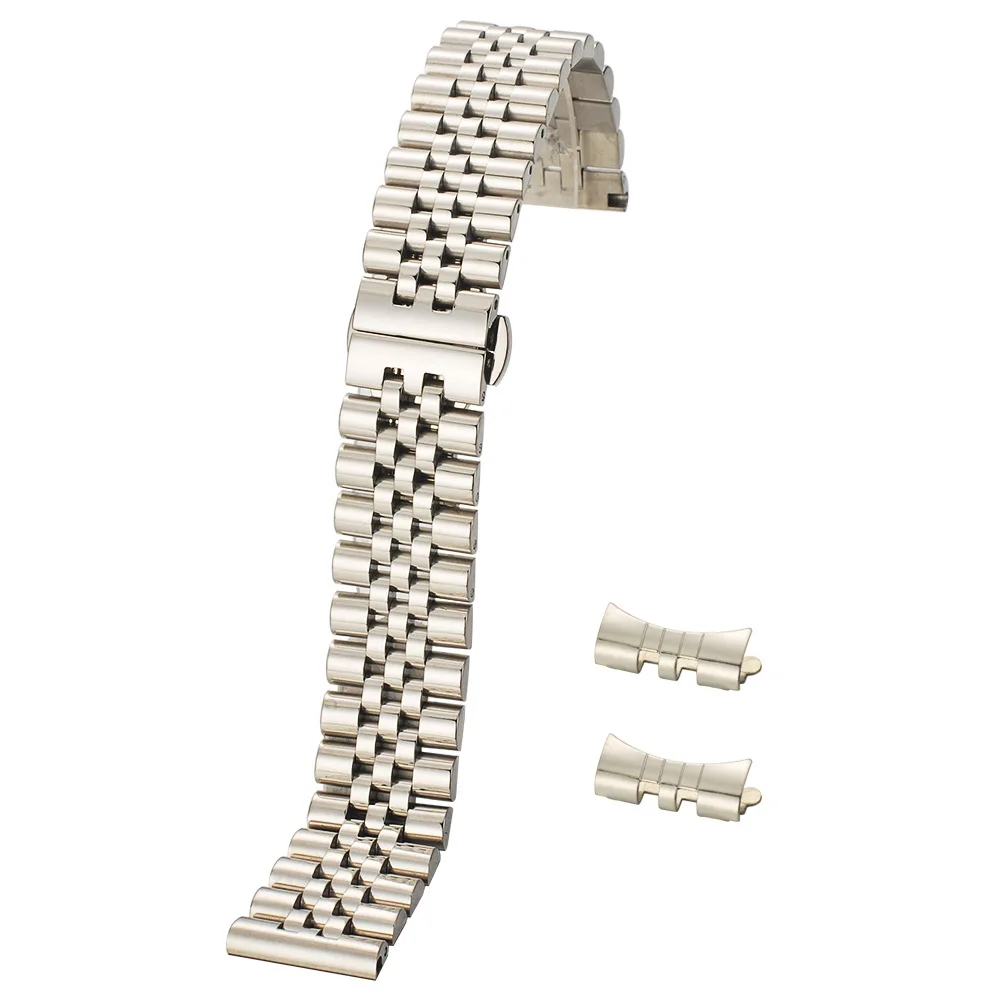 For R-olex oyster watch band Jubilee  ro-lex stainless steel bracelet su-bmariner GMT DATEJUST Stainless Steel Watch Straps 22mm