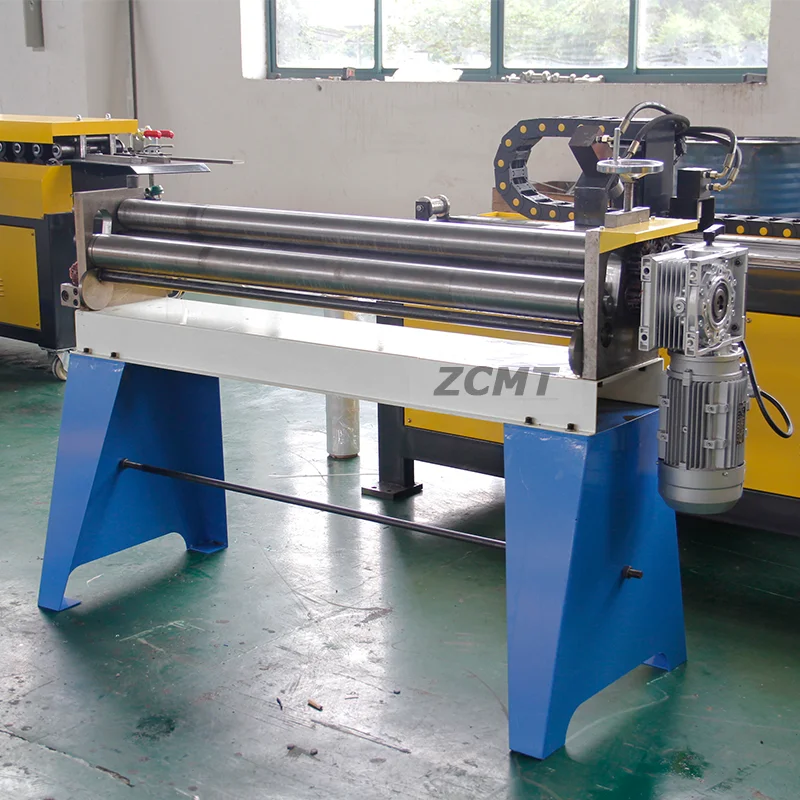 China ZCJX 3-Roller Angle Rolling Bender Construction Industry Profile Bending Machine with Core Motor Component