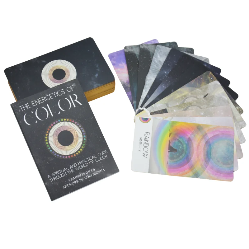 YHD  Affirmation Different Types Gold Oracle Deck Foil Colorful Paper Printing Holographic Tarot Cards With Gold  Edges