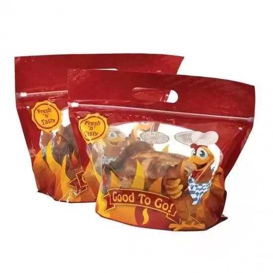 biodegradable stand up pouch for frozen food for fish chicken food packaging