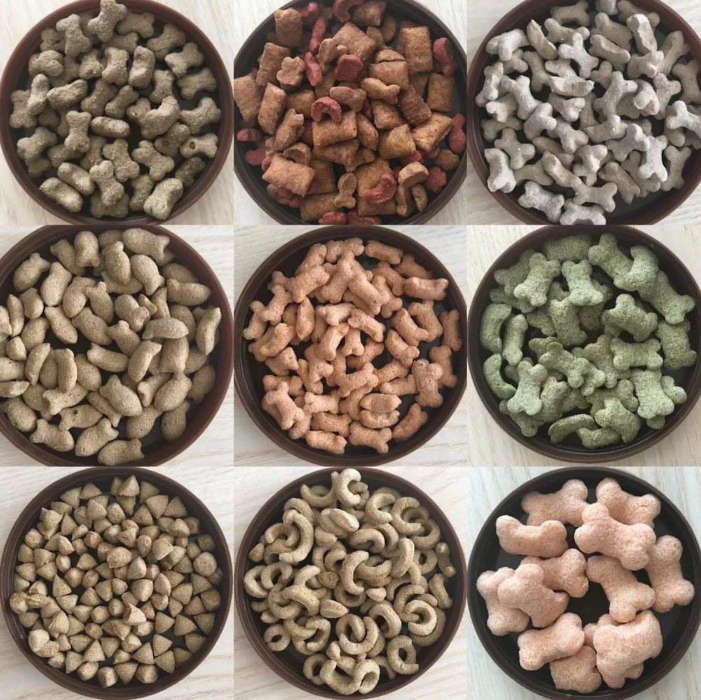 Automatic Extruded Dry Pet Dog Cat Food Treats Pellet Make Wet Production Line making Machines Line
