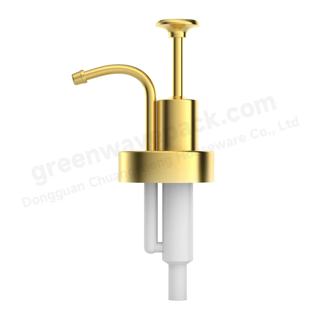 Factory direct luxury style hand soap packaging black rubber paint stainless steel long nozzle lotion cream pump 33/400