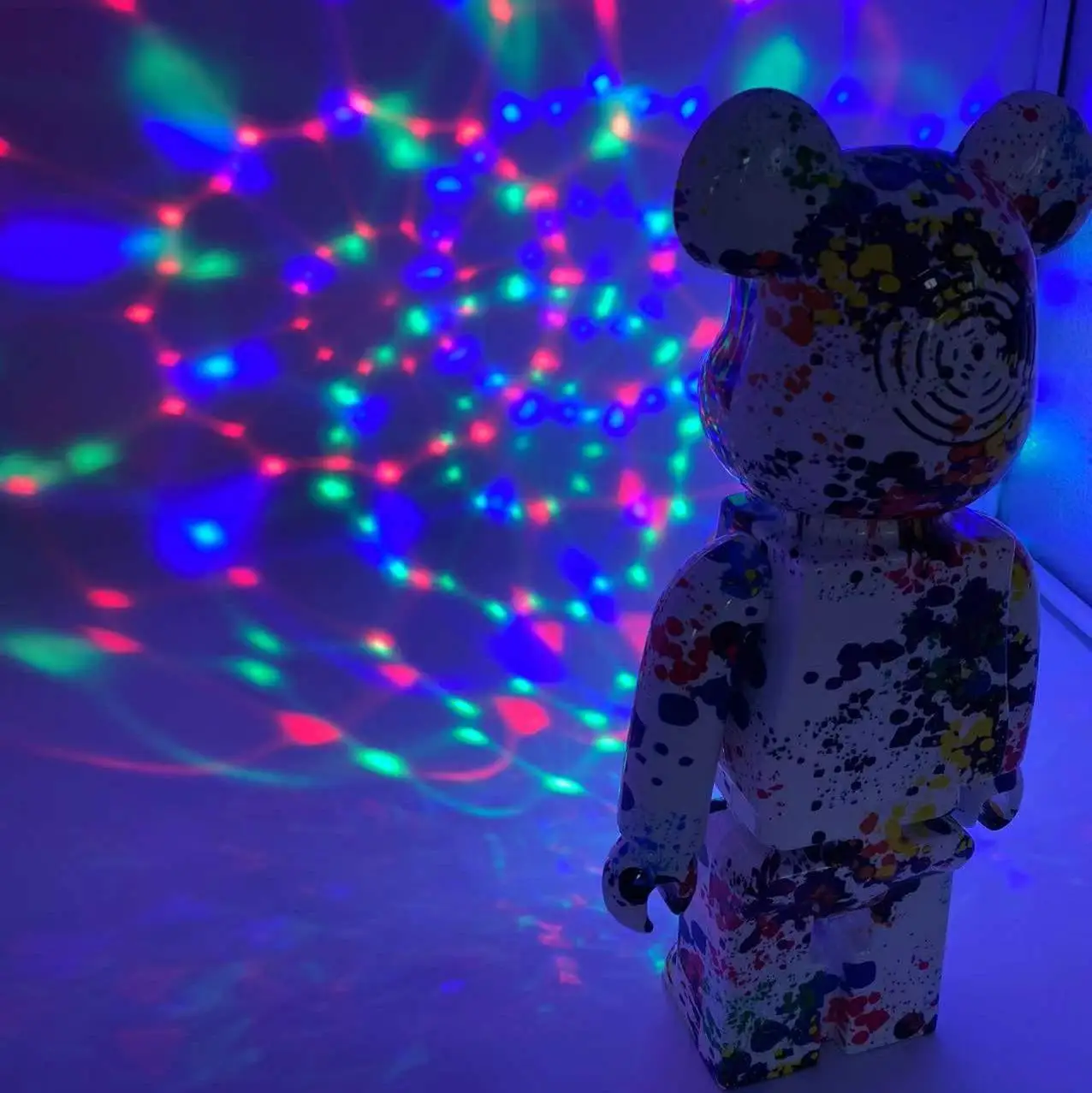 modern RGB portable nursery led projector usb baby kids cute huggable led night light