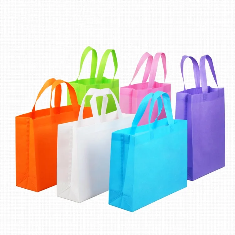 LOW MOQ Cheap Price Customized Colors Eco Tote Non Woven Bag For Shopping