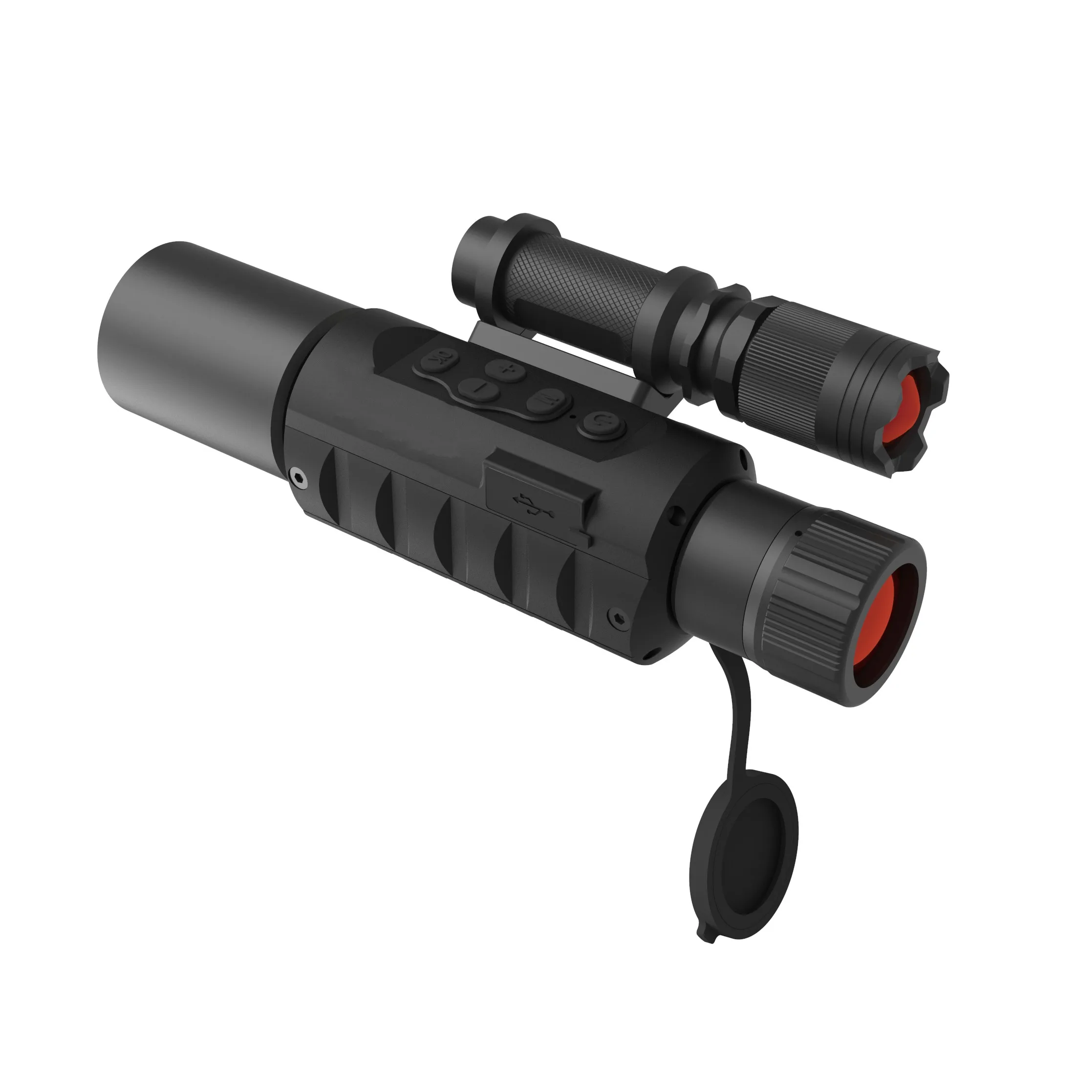 Infrared Night Vision Monocular Scope & Digital with Photo, Video ,WiFi,Data Transmission Riflescope for Outdoor Observation