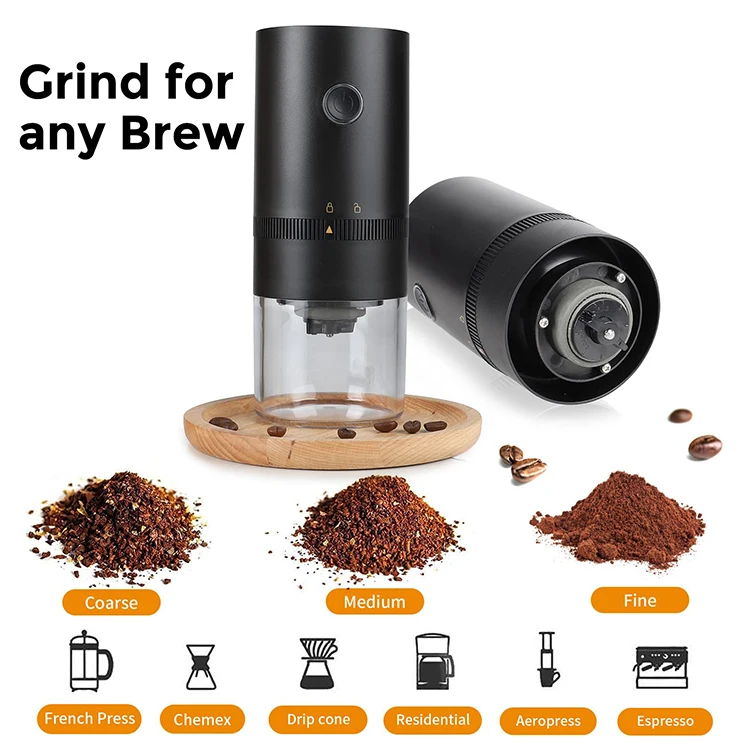Portable Espresso Coffee Grinder Usb Coffee Bean Grinders Machine Electric Burr Coffee Grinder For Sale
