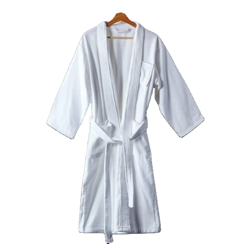 Wholesale 5 Star Bath Robe Luxury Hotel Spa Robes 100% Cotton Waffle Bathrobe