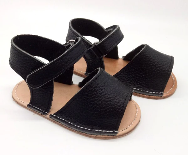 Сандалии для мальчиков из натуральной кожи на мягкой резиновой подошве от китайского производителя