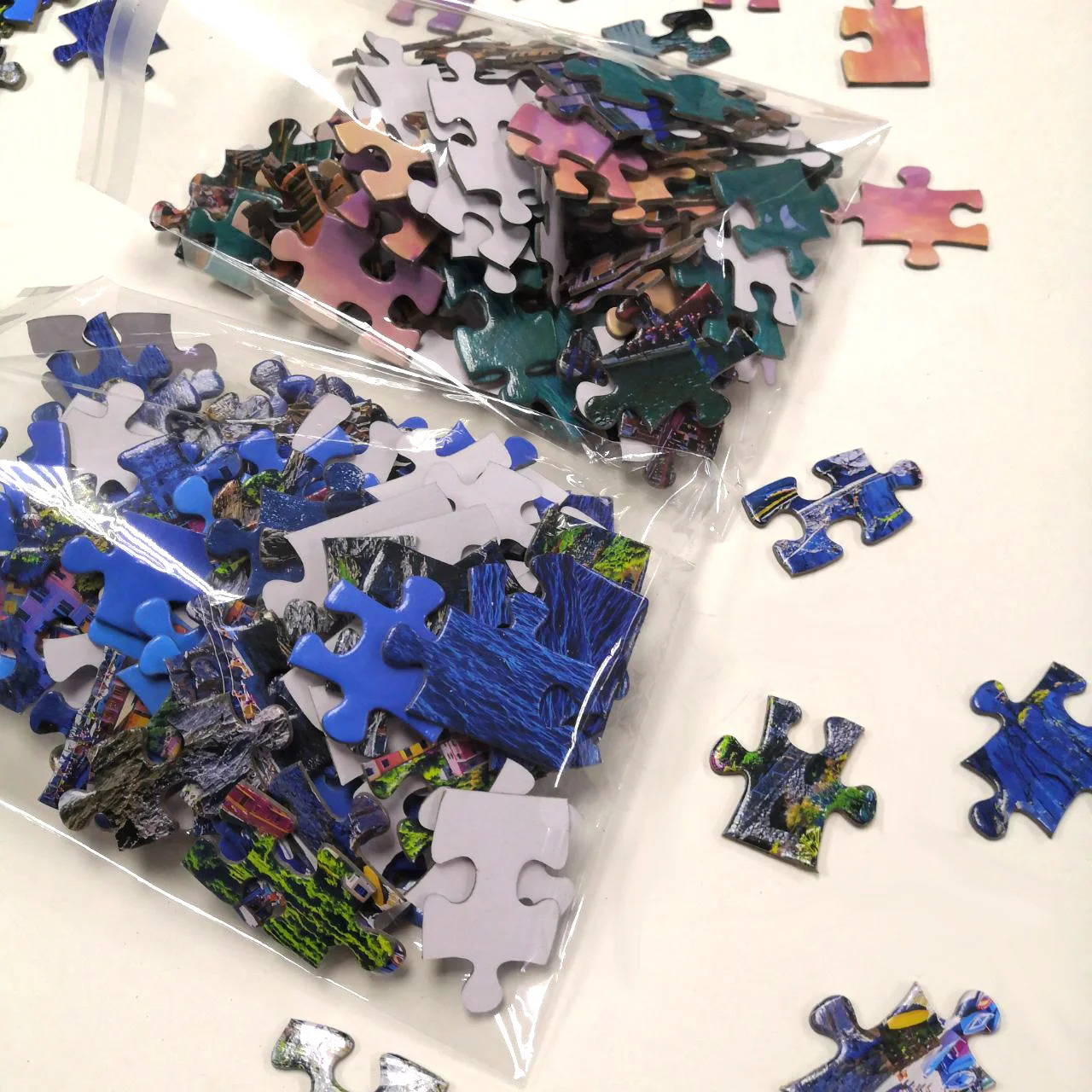 Korean Hot Sales 100 Pcs Jigsaw Puzzle Case Custom Ocean Paper Jigsaw Puzzles for Adults With Opp Bag Packaging