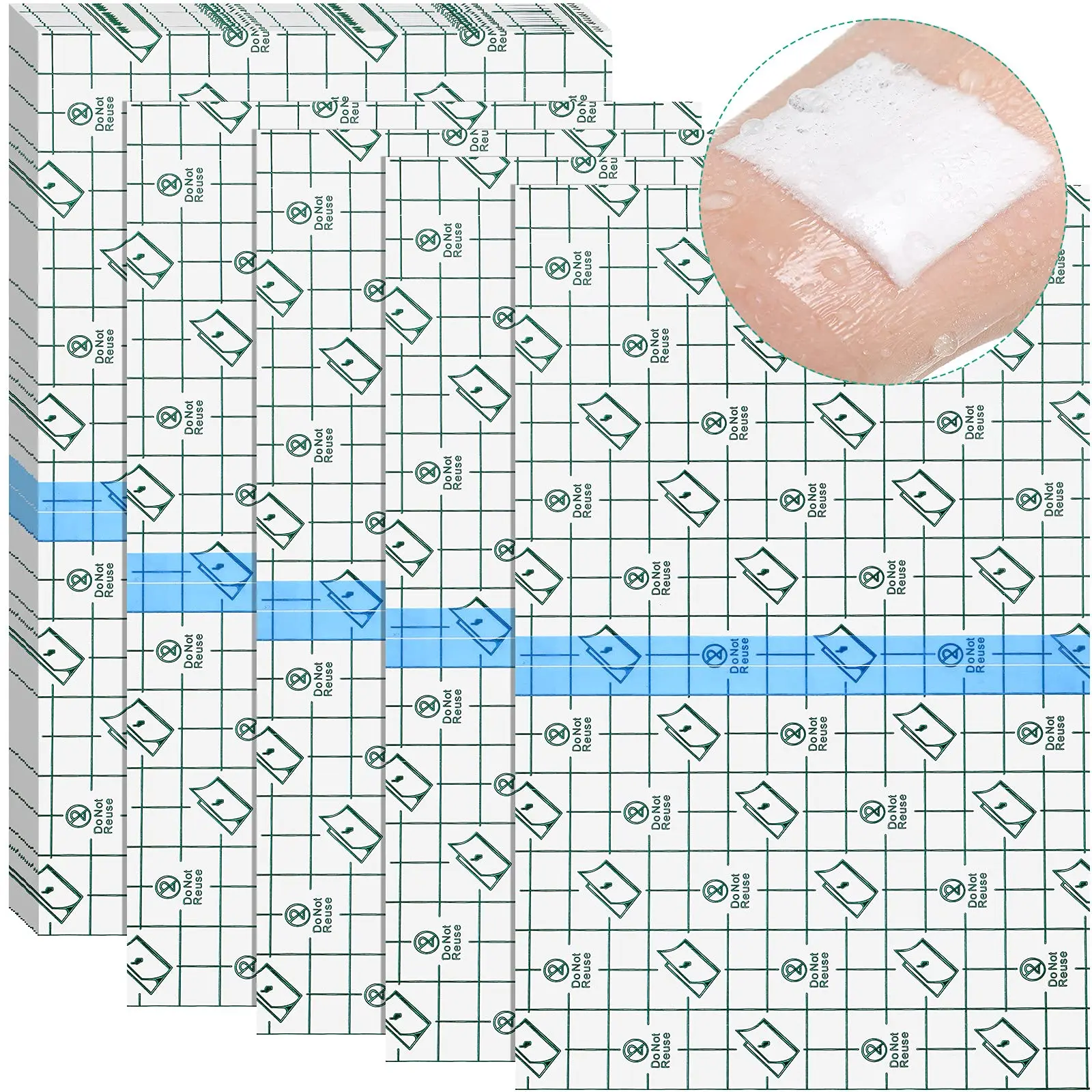 Tattoo Aftercare Waterproof Bandages Cover Up Tape Supplies Transparent Film Healing Protective Clear Sterile PU Dressing Roll