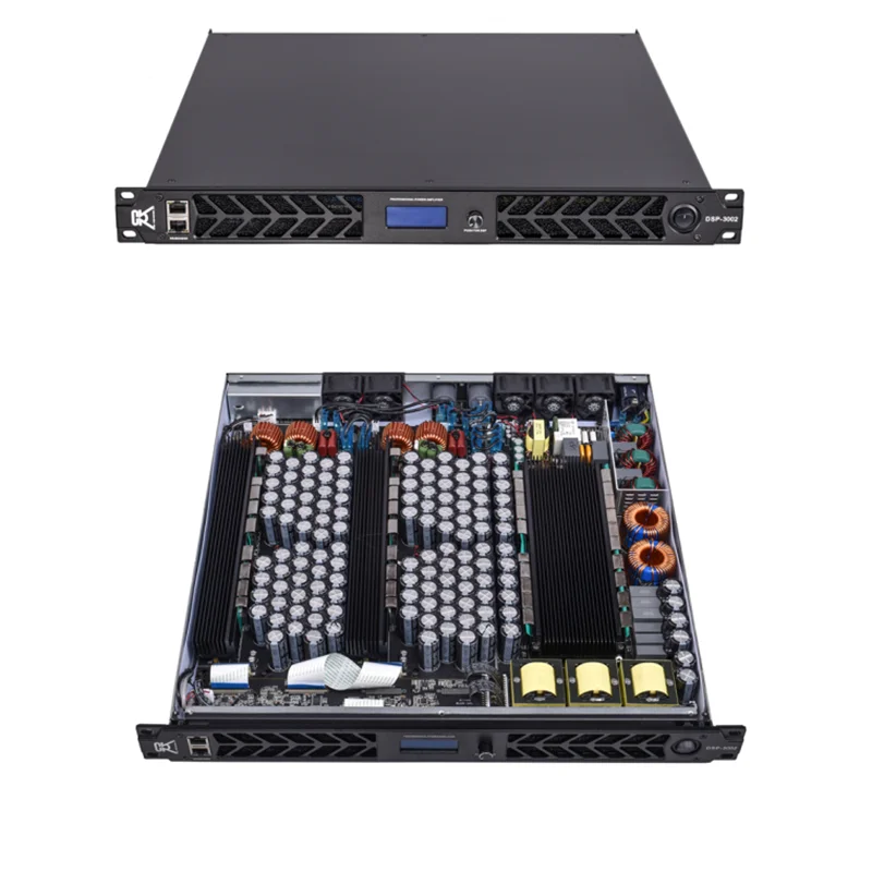 CVR audio amplifier DSP-1504 10000 watt power 1U