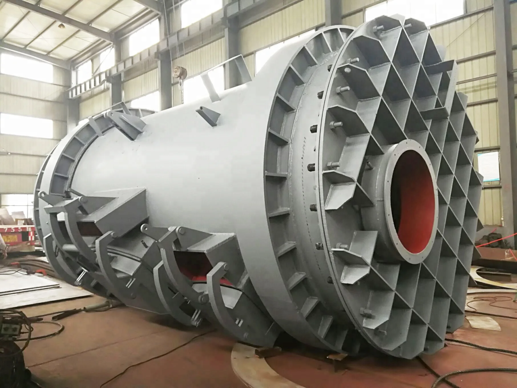 
50T Gas Fired Hydraulic Tilting Rotary Smelting Refining Furnace for Melting Copper 