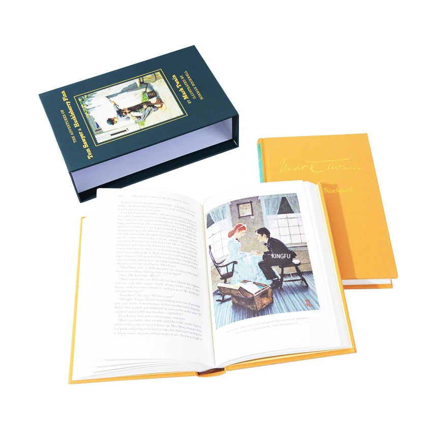 Cheap Price Book Album Hardback Books Offset Printing Customized Hardcover Book Printing With Slip Case